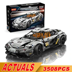 NEW MOYU Technical Car Model Koenigseggs GEMARE Sport Racing Car Building Blocks Bricks Educational DIY Toys Kids Birthday Gifts