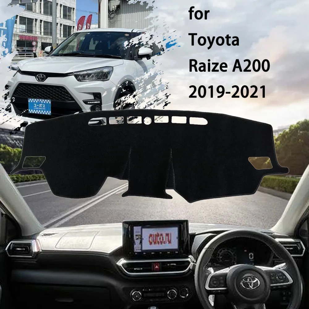 Dashboard Cover Dashmat Cushion Sunshade Carpet Cushion for Toyota Raize Daihatsu Rocky A200 2019~2021 Avoid Light Visor Parasol