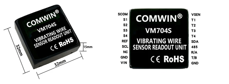 Vibrating Wire Reading Module V-M704S Multi-channel High-voltage Excitation/low-voltage Sweep