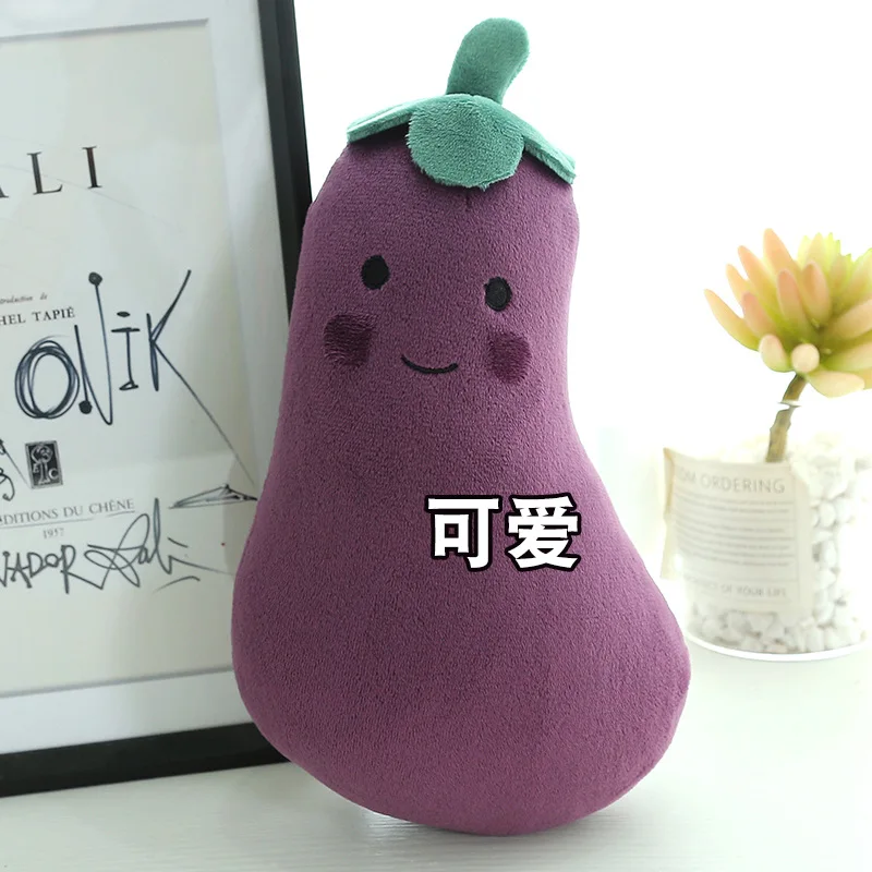 Weiche Plüsch Stofftiere Niedlich Graffiti Aubergine Kartoffel Luffa Gesicht Wechselnden Graffiti Mini Gemüse Plushie Room Decor Spielzeug Kinder