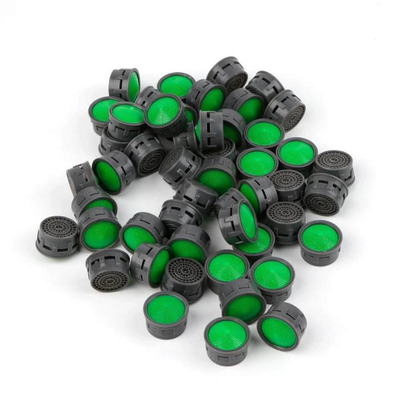 50Pcs Waterbesparing Beluchter Badkamer Kraan Waskolf Uitloop Netto Voorkomen De Splash Y98E