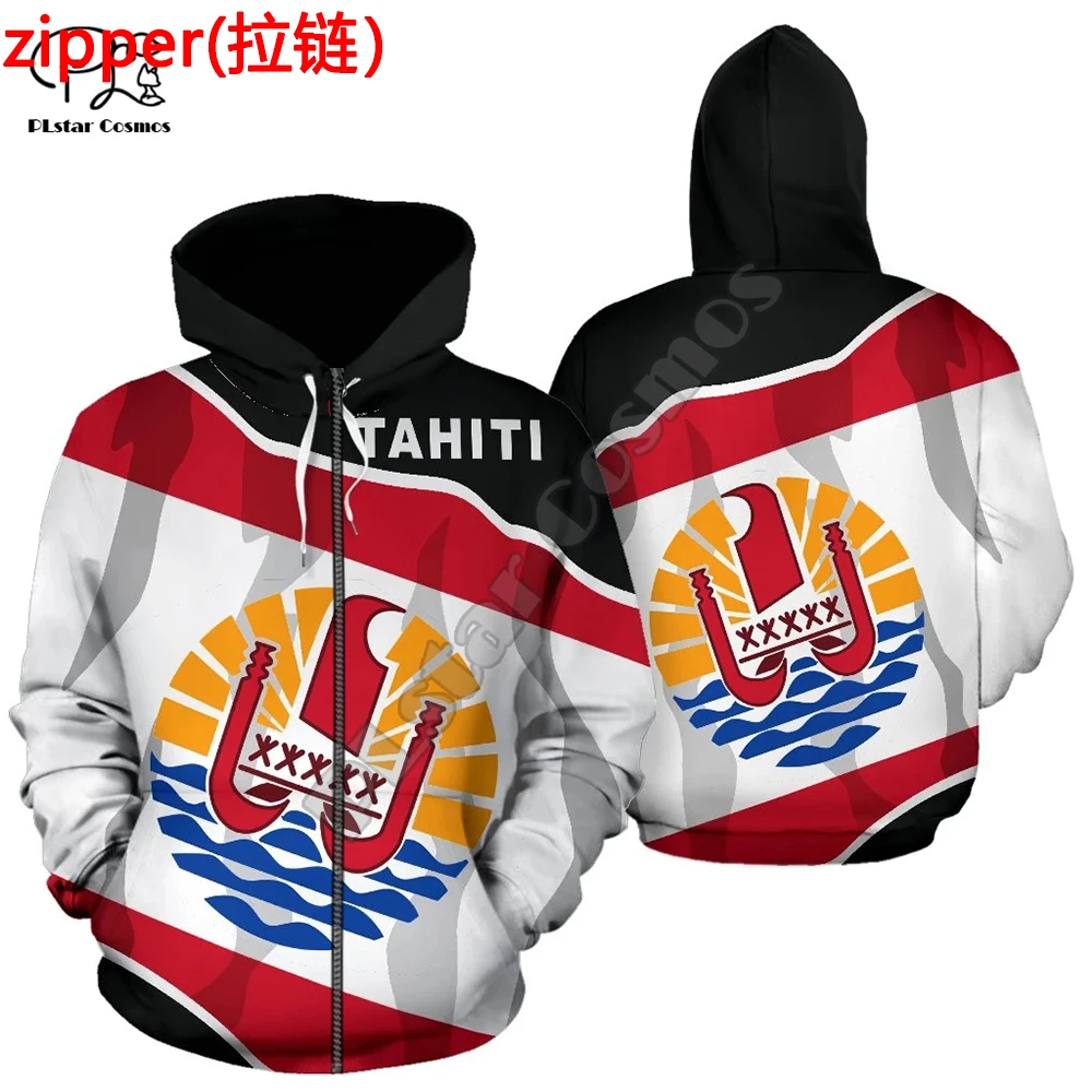 NewFashion Tahiti Country Art Flag Tribal Culture Retro Streetwear Tracksuit Men/Women Pullover 3DPrint Funny Casual Hoodies D-7