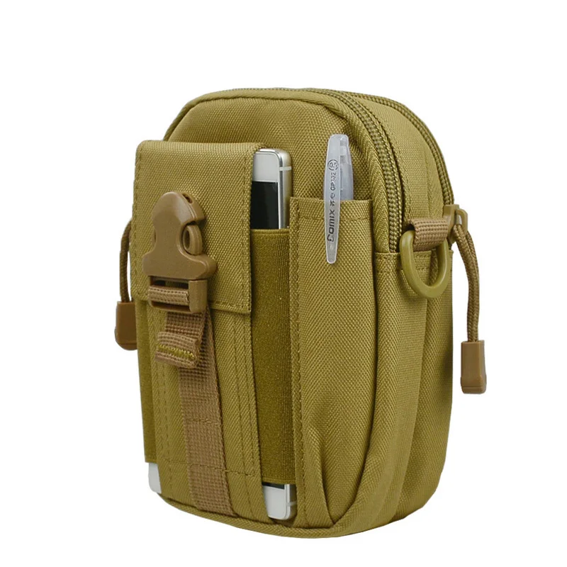 Bolsa militar tática de caminhada, bolsa esportiva para acampamento, caminhadas ao ar livre, bolsa de cintura de corrida, cinto para iphone 7, academia, fitness, bag12 cores