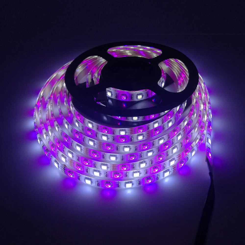 

50m/lot SMD 5050 Smd LED Strip Waterproof Lights IP65 IP20 LED Flexible Strip 5M 300LED DC12V RGBW RGBWW Fita LED Light