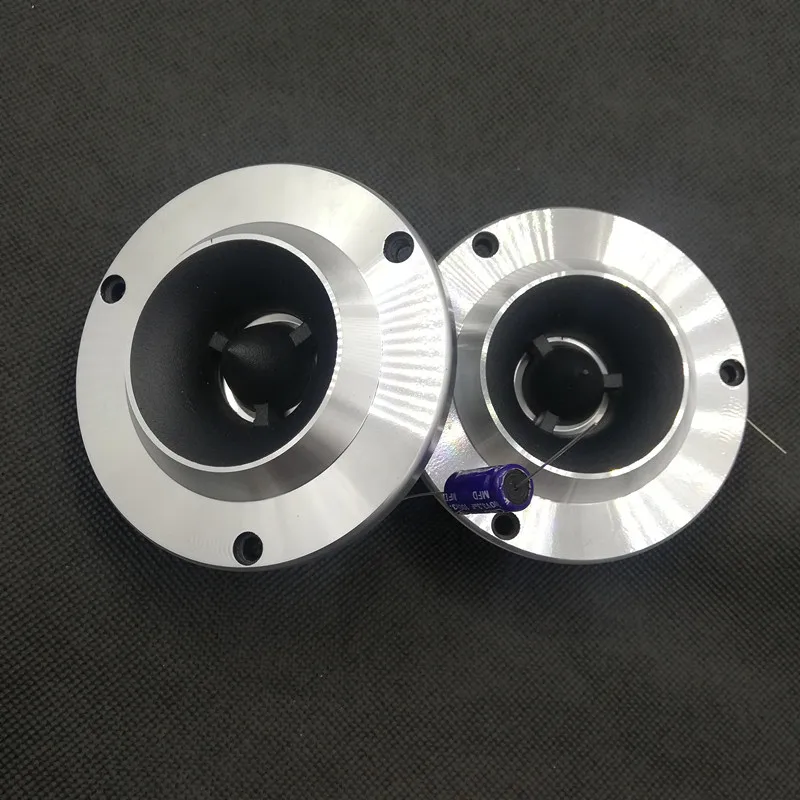 

2pcs /Lot 4 Inch 98mm Diameter HiFi System 4Ohm Aluminum Super Dome Tweeter Speaker Hifi-end Theater Audio Louderspeaker