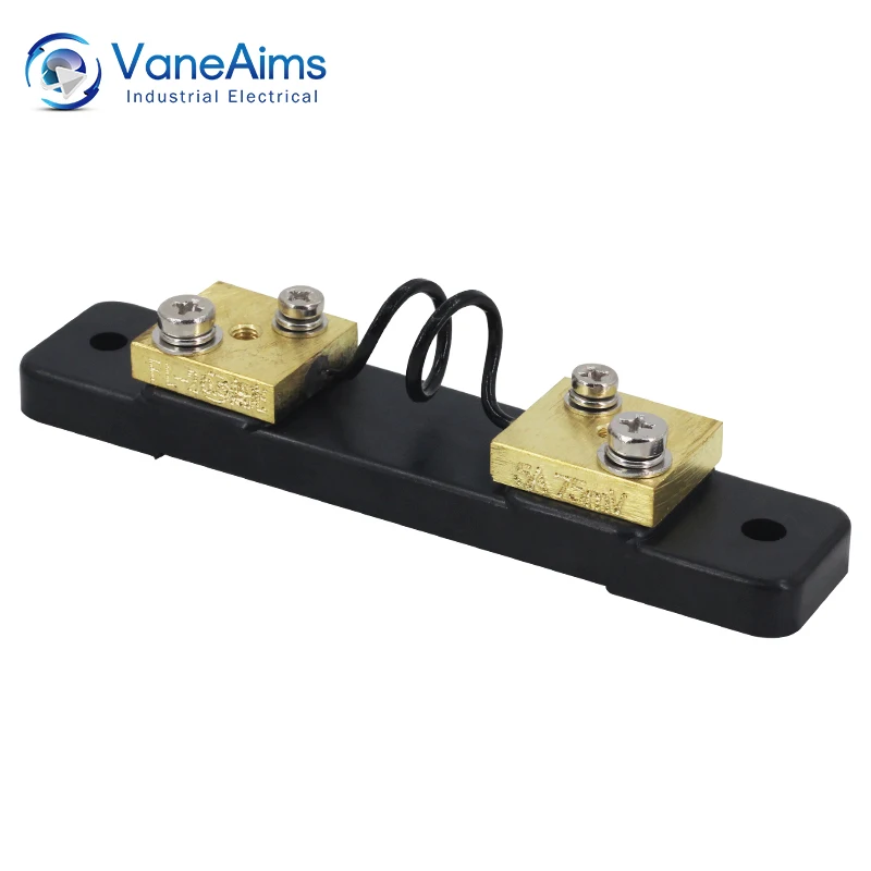 Shunt 10A20A30A50A100A200A300A 75mV FL-2 Digital Voltage Meter DC Analog Ammeter Current Shunt Resistor Manufacturer With Base