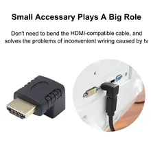 HDMI Adapter 90-270 Degree Male to Female Converter #4