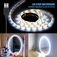 CanLing LED Vanity Mirror LED Lamp 5V USB Hollywood Makeup Lights Waterproof Dressing Table Bathroom Mirror Light LED Wall Lamp