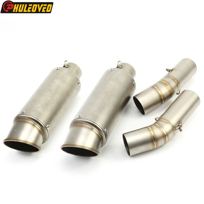 

For Ducati 848 848 EVO 1098 1098 S 1098R 1198 1198S Carbon Motorcycle Exhaust Silencer Muffler Escape Middle Connect Link Pipe