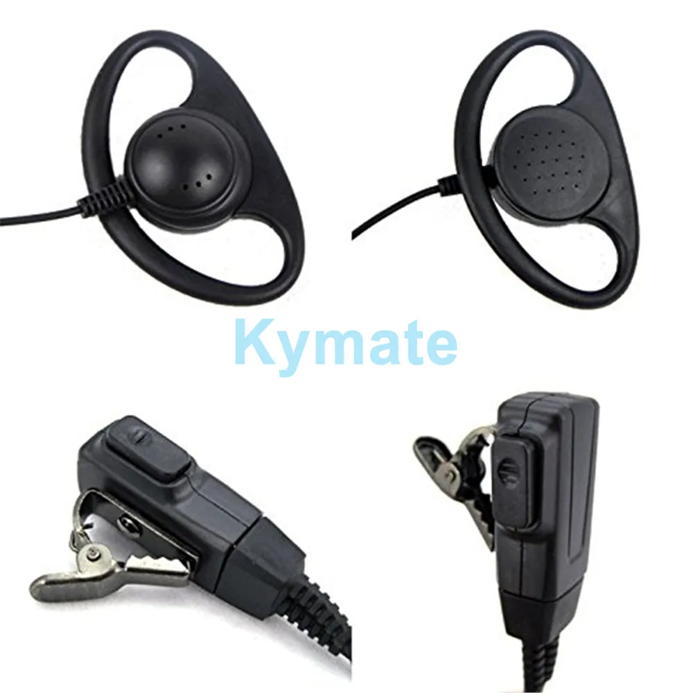 D-Type Oorhaak Oortelefoon Headset Walkie Talkie Hoofdtelefoon Voor Kenwood Tk3160 3107 Baofeng Uv5r UV5R UV-82 888S Retevis h777/RT22