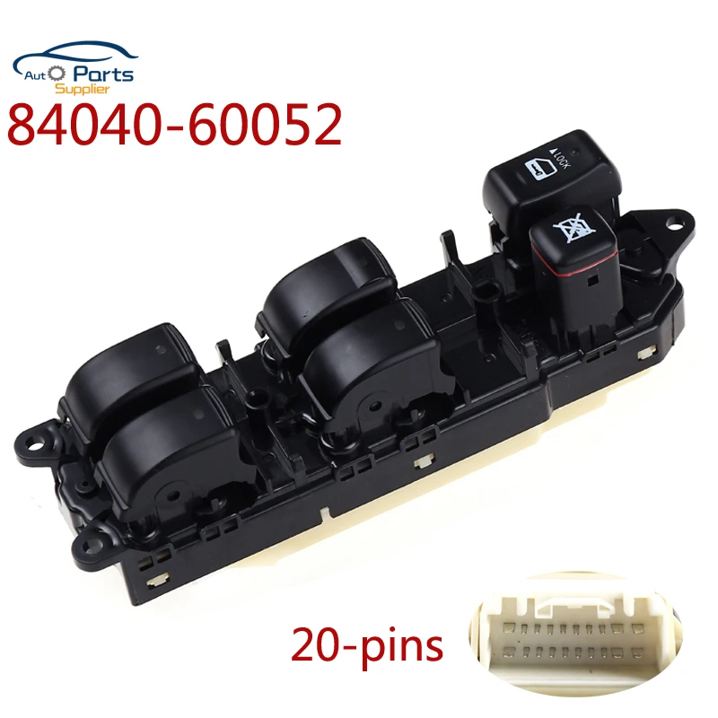 

Переключатель Стеклоподъемника для Toyota Land Cruiser 120 Prado GRJ120 TRJ120 84040-60052 8404060052 84040-60053 8404060053