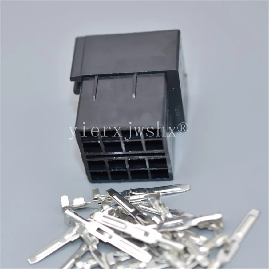 Yierxjwshx 1 مجموعات 16 دبوس 3.5 مللي متر السيارات الصوت كابل المقبس السيارات ISO سلك التوصيل أنثى ذكر موصل لفولكس واجن