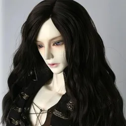 1/3 1/4 1/6 1/8 Bjd Wig HighTemperature Long Fashion Wavy Black Uncle's Bjd Wig