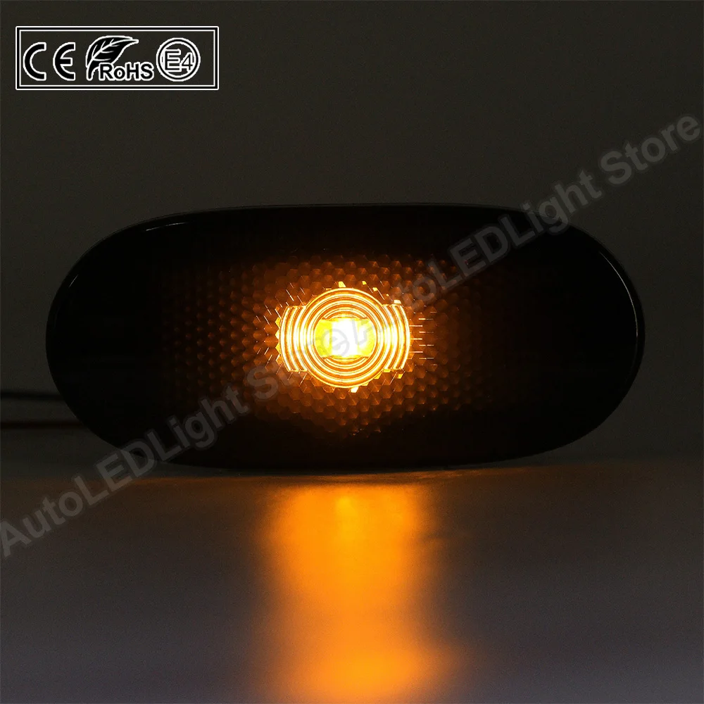2Pcs For Mercedes Benz Sprinter W906 907 910 Volkswagen Crafter LED Side Marker Light Turn Signal Repeater Lamp Panel Lamp
