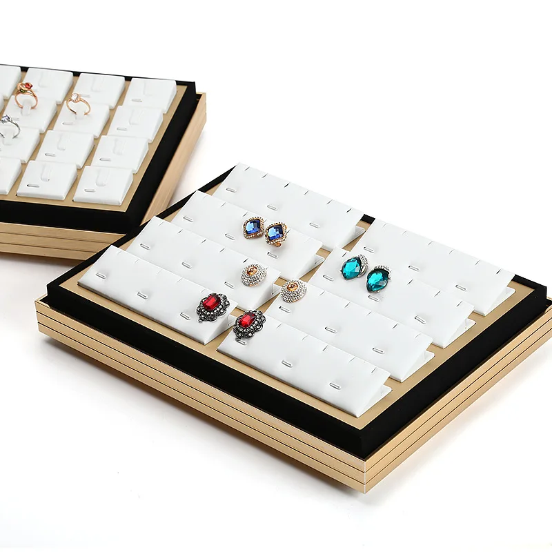 Rings metal jewelry box jewelry display pendant necklace bracelets earrings cartridge disk housing cover jewelry box