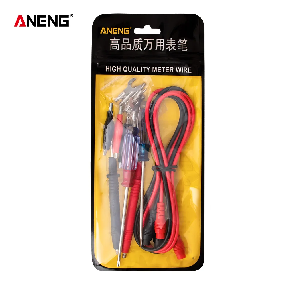 18pcs Tip Needle Multimeter Meter Test Lead Probe Wire Pen Cable Tester 1000V 10A Universal Digital Probe for FLUKE for Vichy