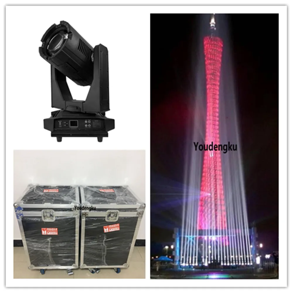 

2 pcs with case Stage and events lights IP65 outdoor waterproof DMX control 17R 350w beam spot 3in1 moving head light