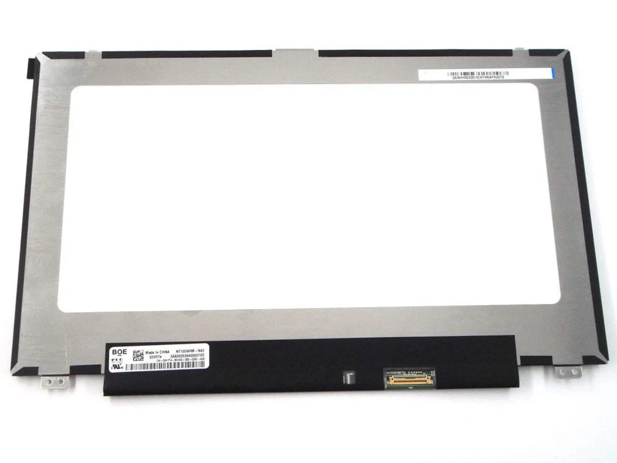 NT125WHM-N42 de pantalla LCD para ordenador portátil, accesorio para DELL Latitude 12,5, 5280, 5290, 7280, 02HY74, no táctil, HD1366x768, 30 Pines, 7290, B125XTN01.0 HW4A