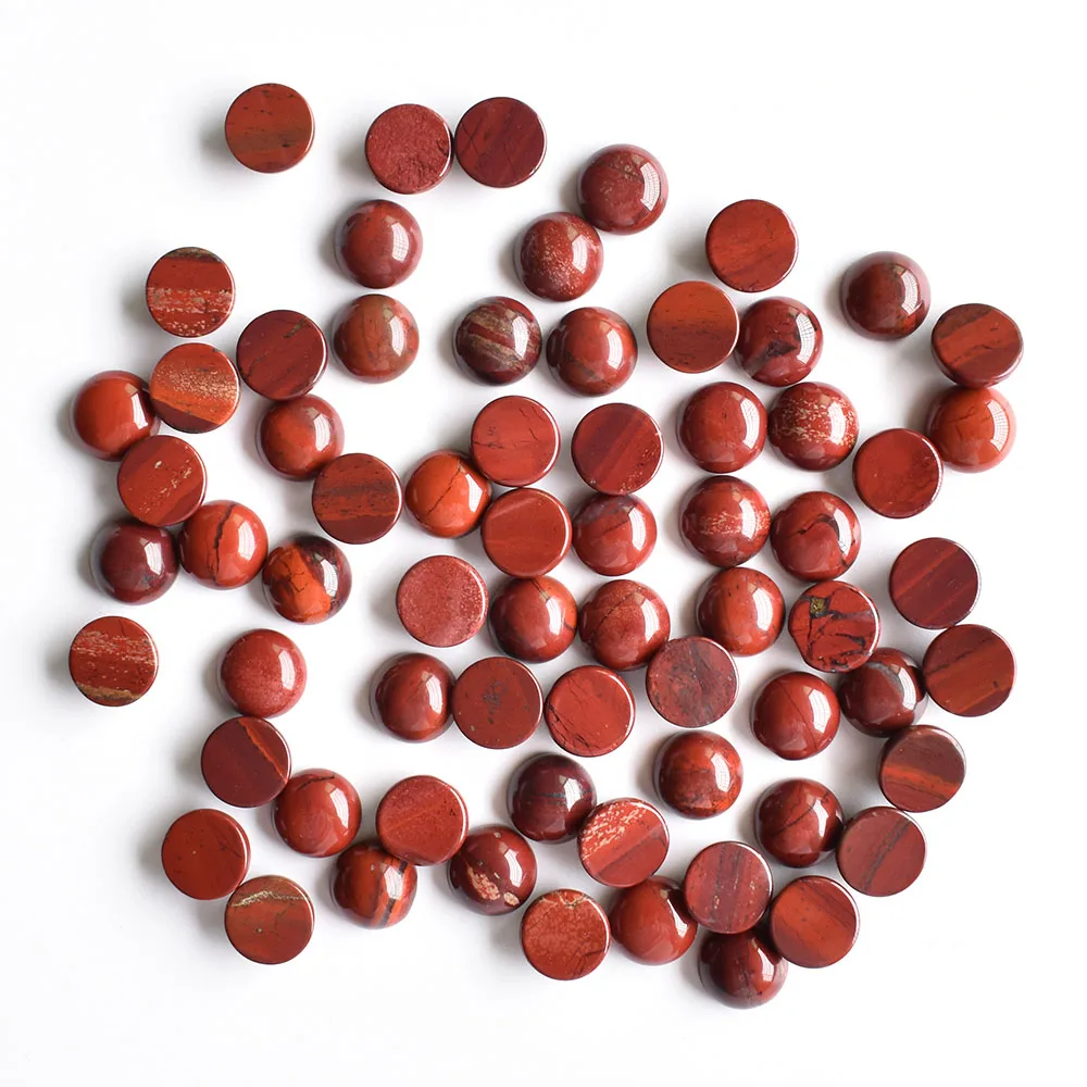 Großhandel 50 Stück/Los, modische, hochwertige, sortierte Naturstein-Cabochon-Perlen für Schmuckzubehör, 8 mm, kostenlos. – Detail 11