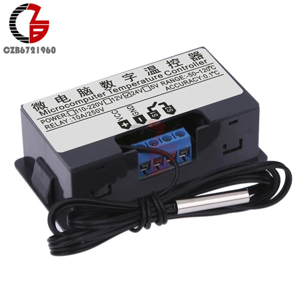 12V 24V 110V 220V Digital Thermostat Temperature Controller Regulator Car Incubator Thermoregulator Thermometer