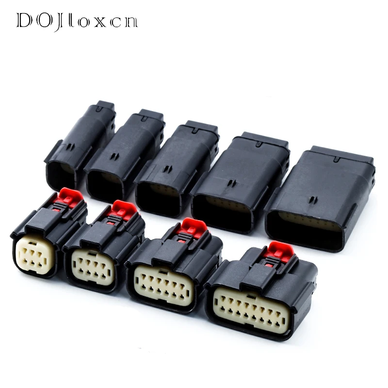 1 Set 2/3/4/6/8/12/16 Pin Automotive Light Lamp Connector Ignition Coil Male Female Plug For Ford Chevrolet Buick 33481-0201