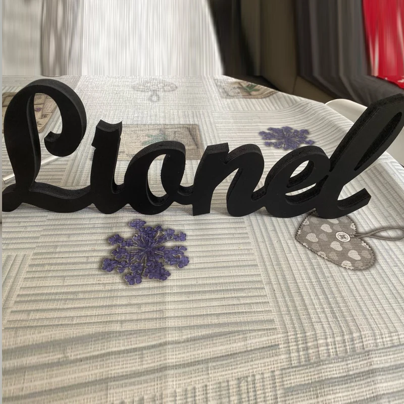 Personalized Custom Name Wooden Letters Wedding Decoration Letters