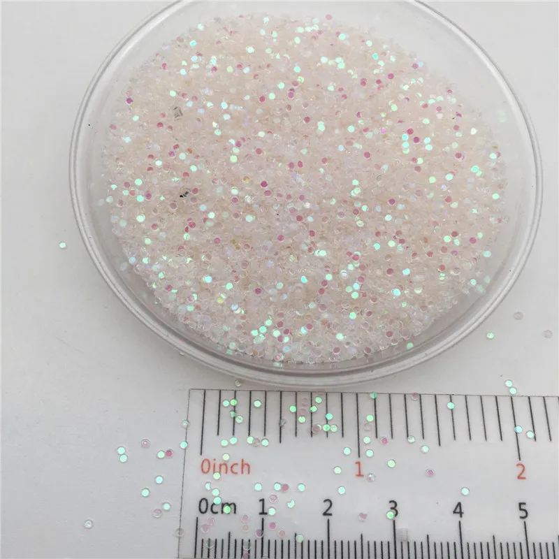 Dot Shape PVC Loose Sequins, Glitter Paillettes for Nail Art, Manicure, Wedding Confetti,Accessories for Ornament, 20g, 1mm