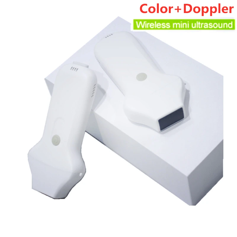 Color Doppler USB/Wifi Double Mode Wireless Ultrasound Microconvex Phased Array Probe