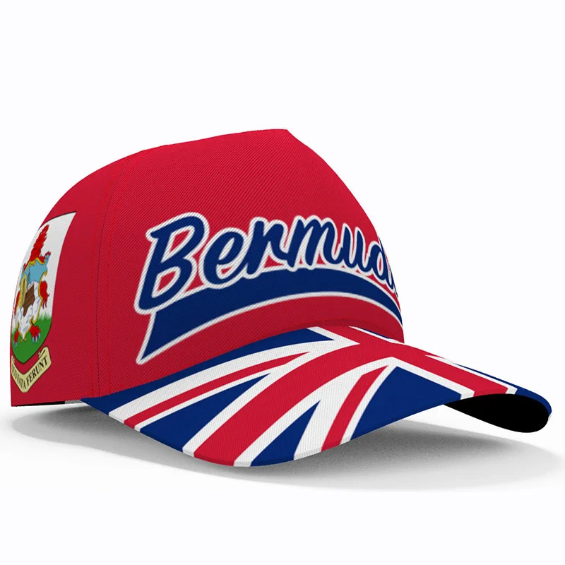 Bermuda Baseball Cap Free 3d Custom Made Name Number Team Logo Ben Fishing Diy Hat Bj Country Travel Island Nation Flag Headgear