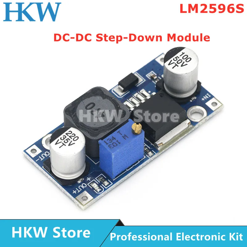 LM2596s DC-DC moduł zasilacza obniżającego napięcie 3A regulowany moduł obniżający napięcie LM2596 regulator napięcia 24V 12V 5V 3V