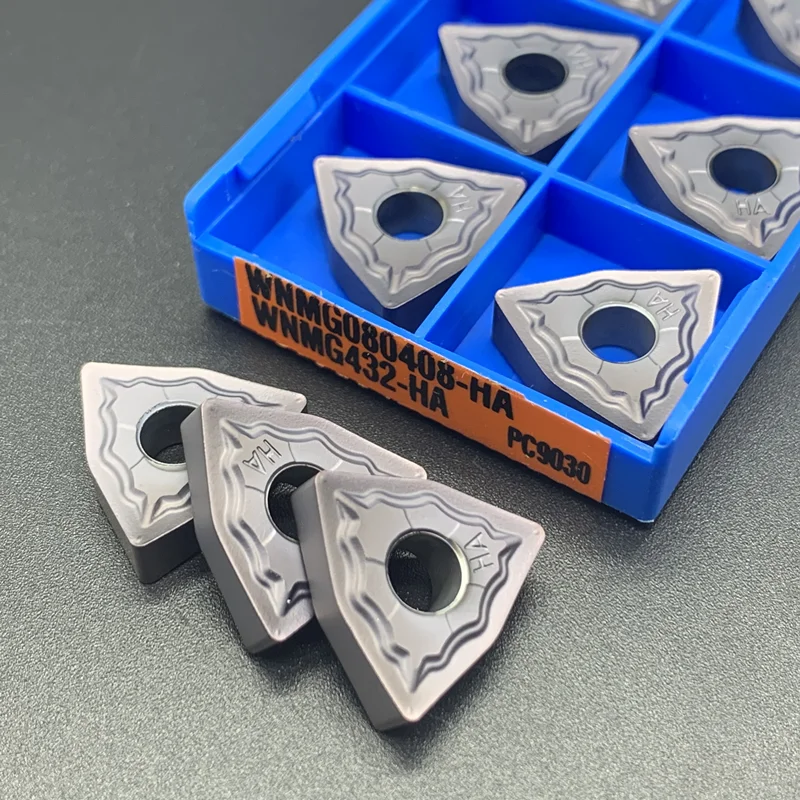 WNMG080404 WNMG080408 Hà PC9030 Bên Ngoài Dụng Cụ Xoay WNMG Carbide Chèn Lưỡi Dao Phay Cắt CNC Cho Thép Không Gỉ