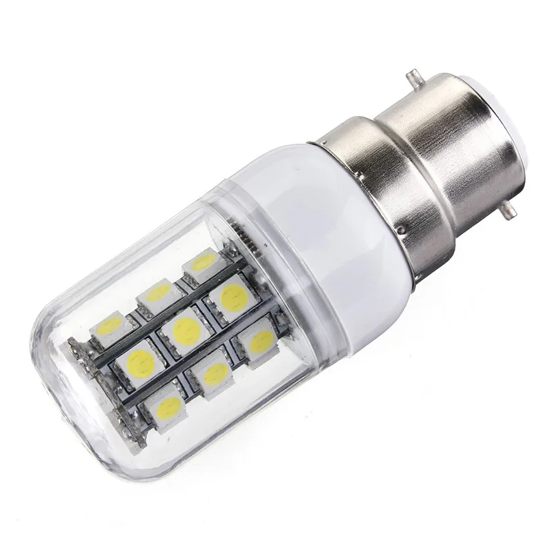 27LEDs 3W lampadina a LED B22 SMD5050 lampadina a faretto per illuminazione domestica bianco puro/caldo 12V supporto Dropship