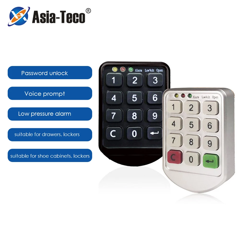 

Intelligent Password Locks Electronic Password Keypad Lock Electromagnetic Lock For Cabinet/Office Storage Lock File