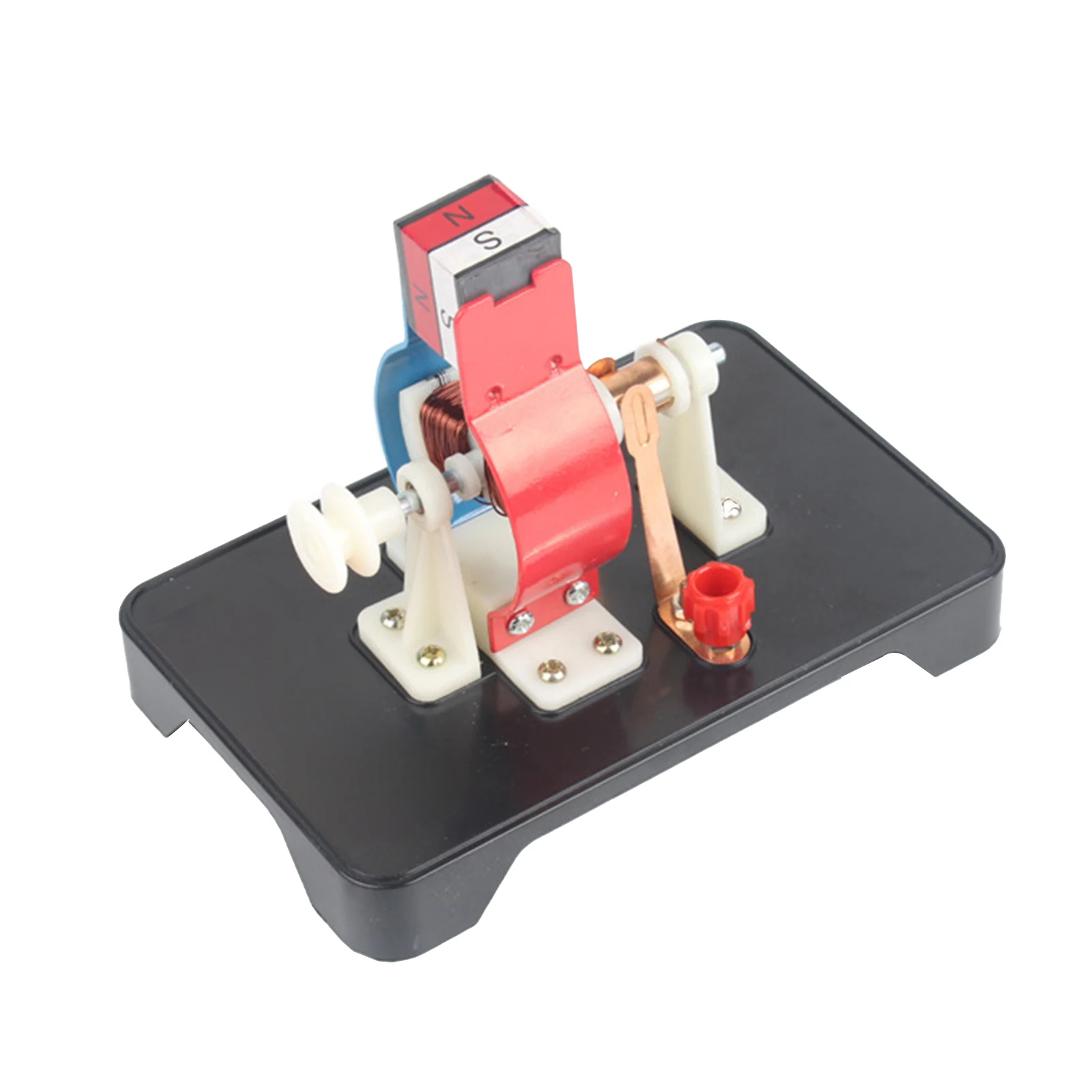 Permanent Magnet DC Small Motor Model Physics Experiment Instrument with Disassembly Wires Tool Physical Electric Motor Working