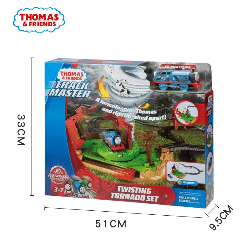 Original Thomas Train Track Master Twisting Tornado Track Set Adventure Educational Boys gift Trackmaster New Toys for Kids 2019