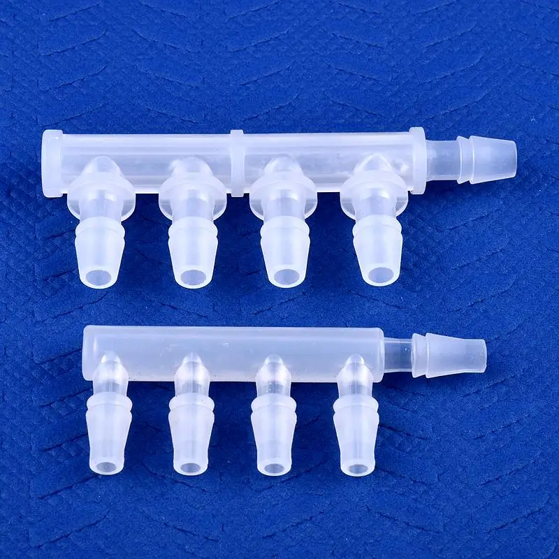 5~200Pcs 2.4~9.5mm Side 5-Ways Connector Equal Dia Aquarium Tank Air Pump Hose Joint Garden Irrigation Water Pipe Pagoda Joints