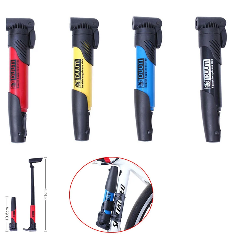 

Hot Sale Multi-functional Bicycle Pump Portable Cycling Bike Air Pump Tyre Tire Ball High-strength Bicycle MTB Pump Tools