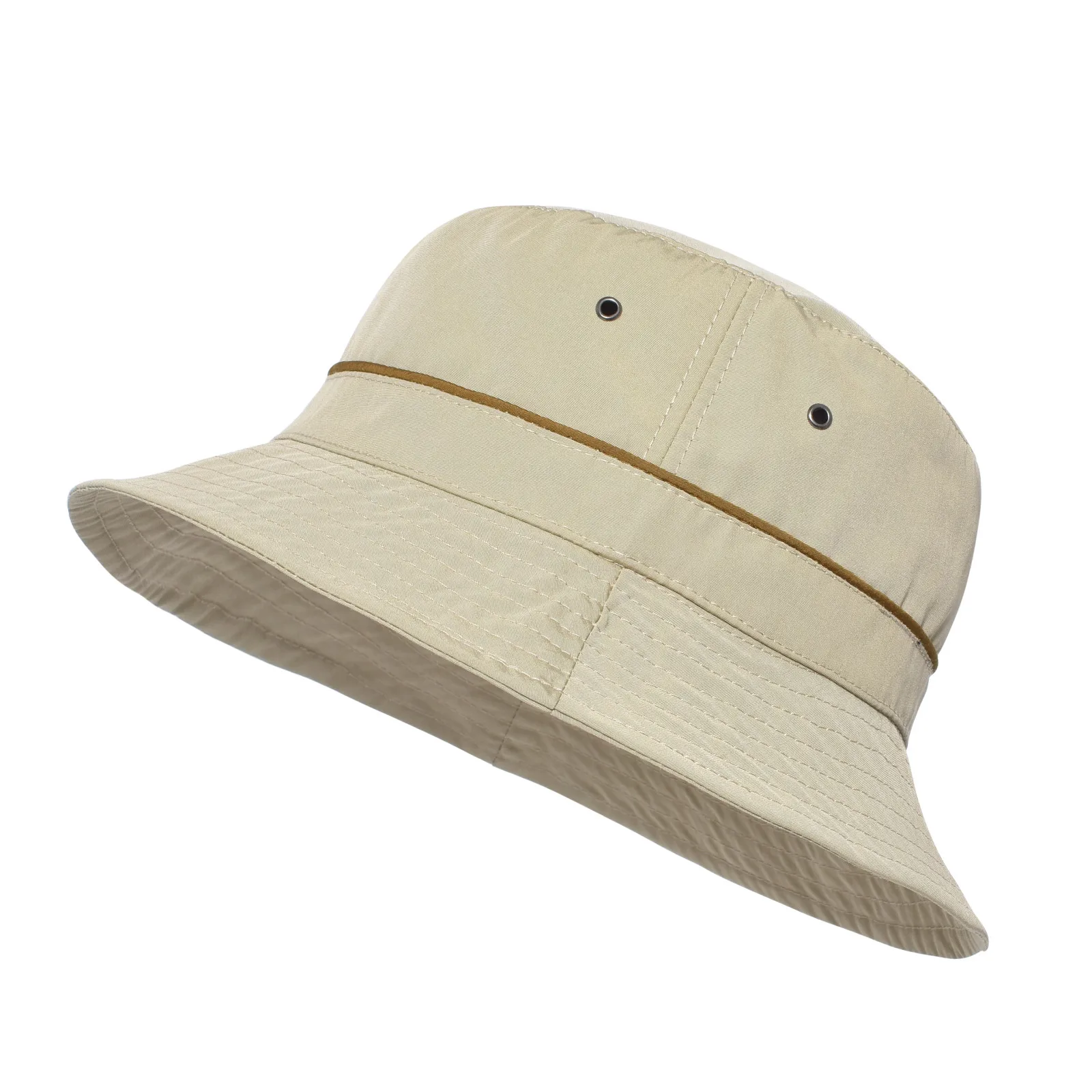 VOBOOM Schnell trocknende Fischerhüte für Herren, Outdoor, Fischer, Sonnenkappen, lässig, Reisen, Panama – Detail 6