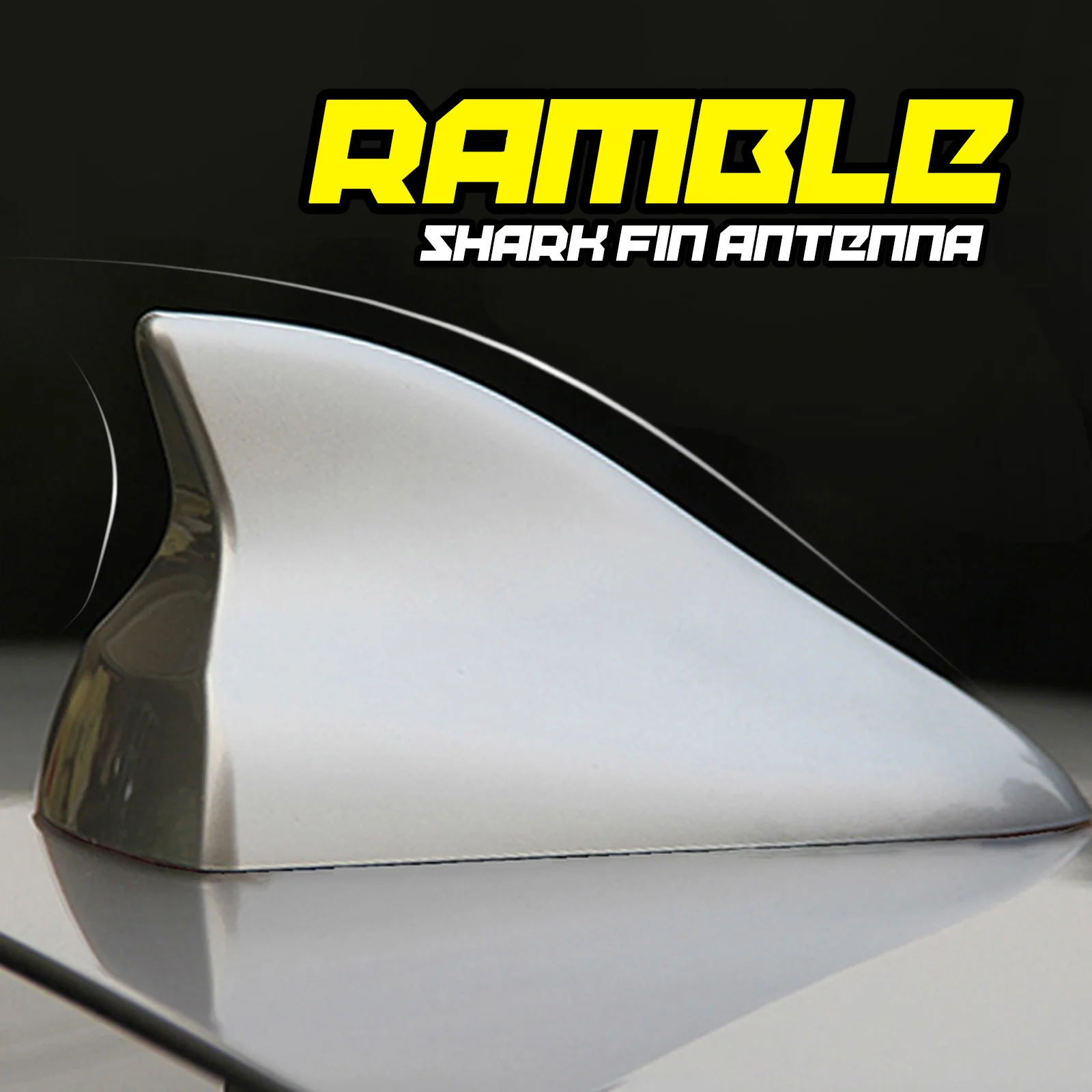 

RAMBLE Shark Fin Antenna Super Roof Aerial Accessories Radio Anten Cover Signal Car Antenna Fin For Renault CLIO Clio-Grandtour