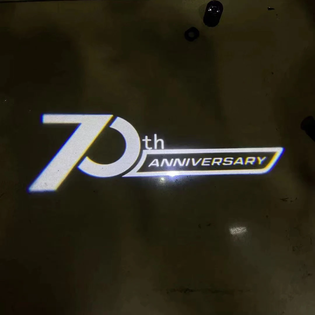 70th Aniversary Door Shadow Welcome Light Lamp Replacement For Toyota Land Cruiser 200 Land Cruiser 300 LC200 LC300 Accessories
