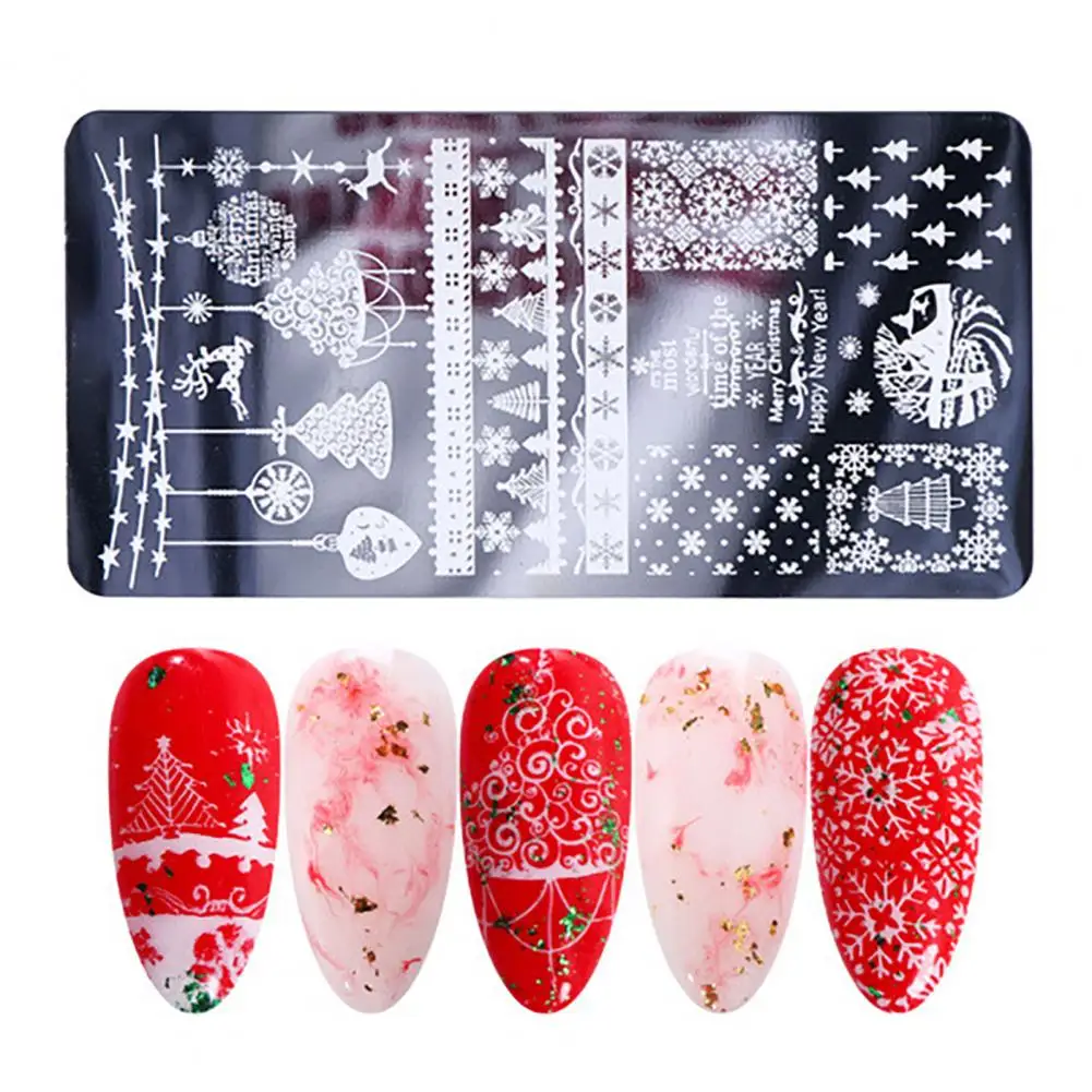 Nail Stamping Plates Multiple Printing Nail Art Making Stainless Steel DIY Template Manicure Stamping for Female