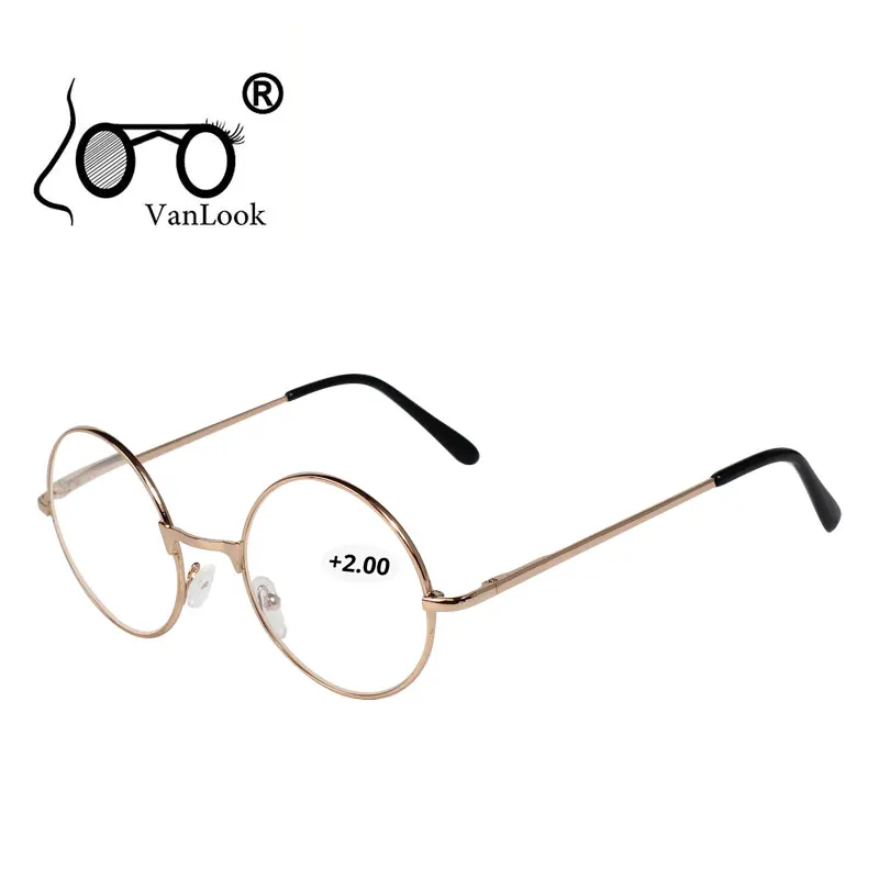 Lunettes de lecture rondes pour hommes et femmes, 100 + 125 150 175 200 225 + 250 275 300 325 350 375 400