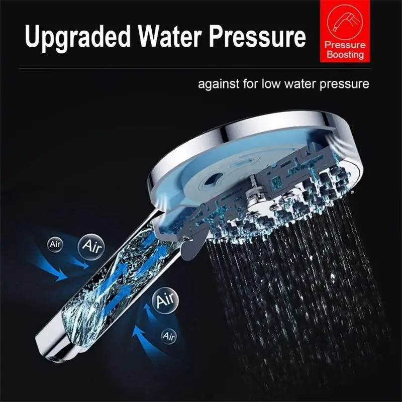Samodra Hand Shower Head High Pressure Water Saving Spray Shower Head Rainfall Anti Limestone Showers accessories For Bathroom - Image 2