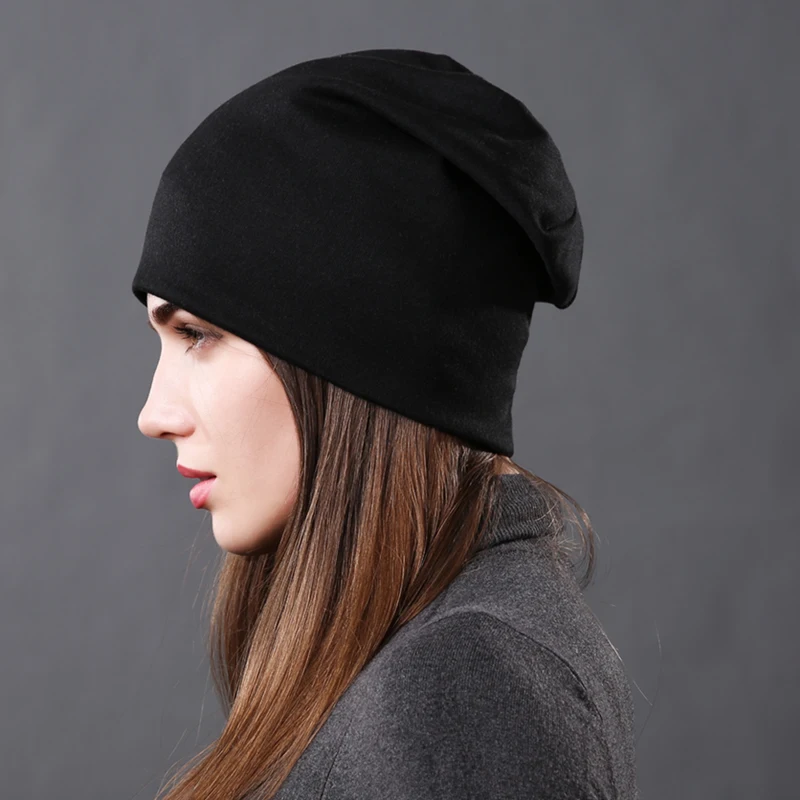 CNTANG New Autumn Winter Beanie Cotton Hat For Women Fashion Men Hip Hop Caps Casual Female Knitted Skullies Bonnets Warm Hats