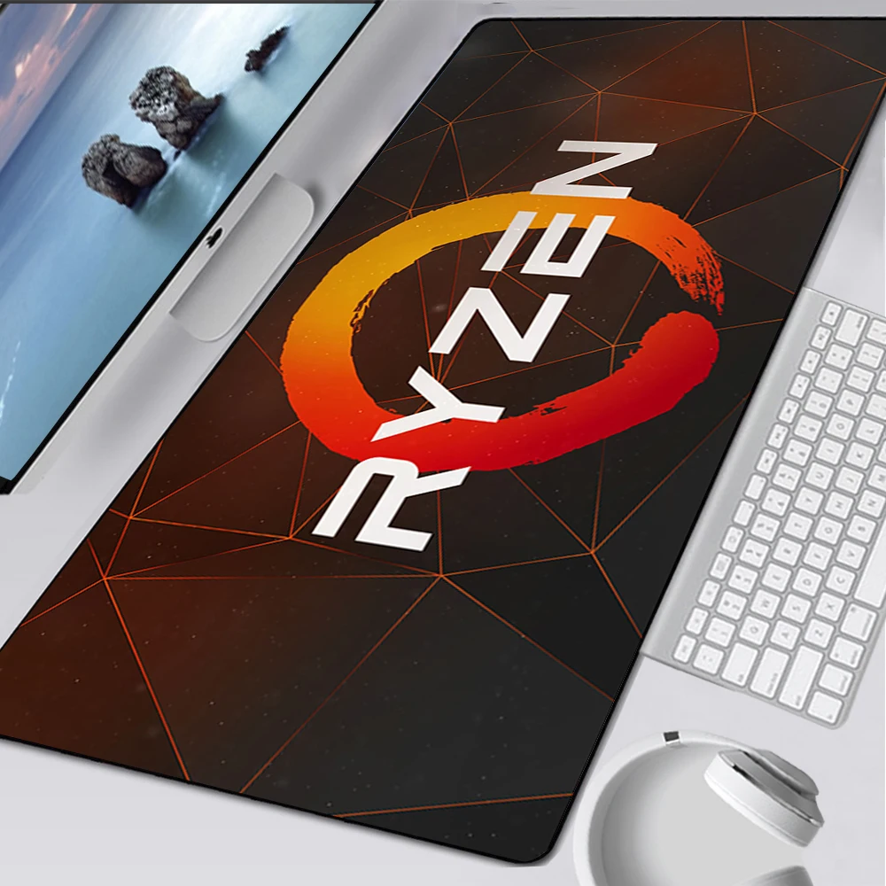 RYZEN Large Gaming Mouse Pad XXL Computer Office Mousepad PC Gamer Mouse Mat Laptop Mausepad Mouse Carpet Keyboard Mat Desk Pad