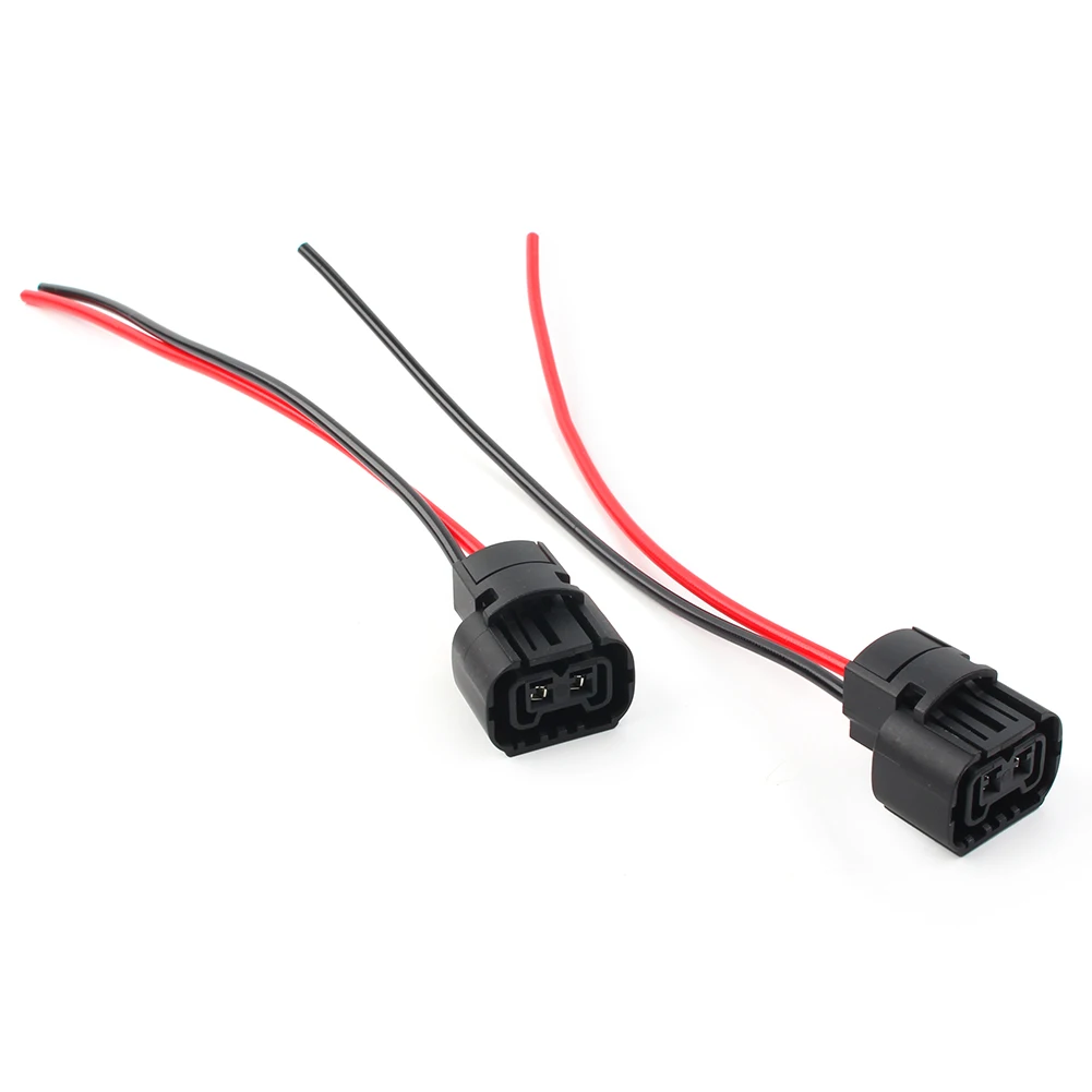 2Pcs Car Wire Pigtail Female PSX24W 2504 Two Harness Fog Light Bulb Connector Plug Socket