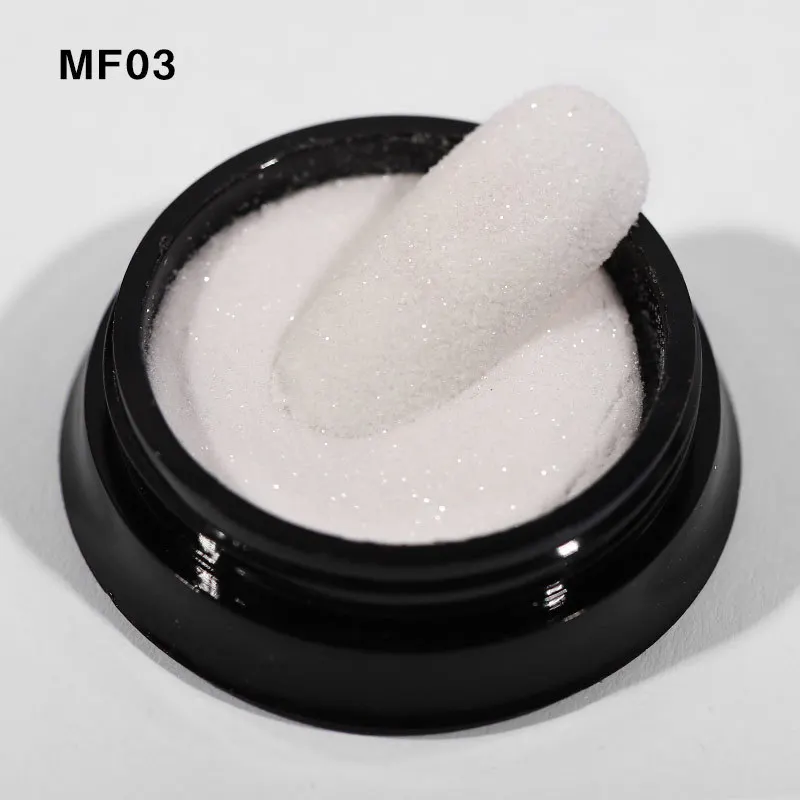 Glänzendes Puder, Pailletten, Glitzer, Nagelkunst-Dekorationen, laserleuchtendes Pigmentstaub für Maniküre - 1 Box – Detail 3