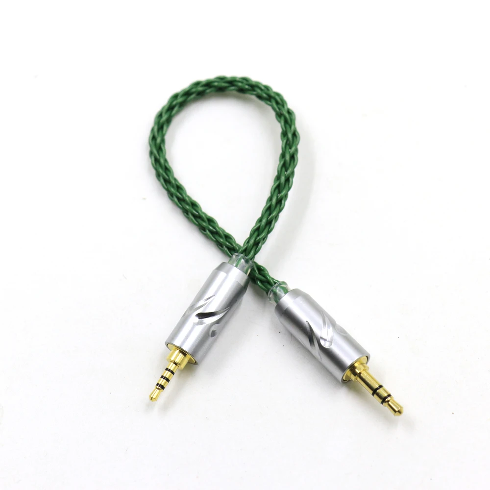 Cavo adattatore maschio bilanciato da 2.5mm maschio a 3.5mm Stereo 3 poli maschio per altoparlanti amplificatore per Computer cellulare