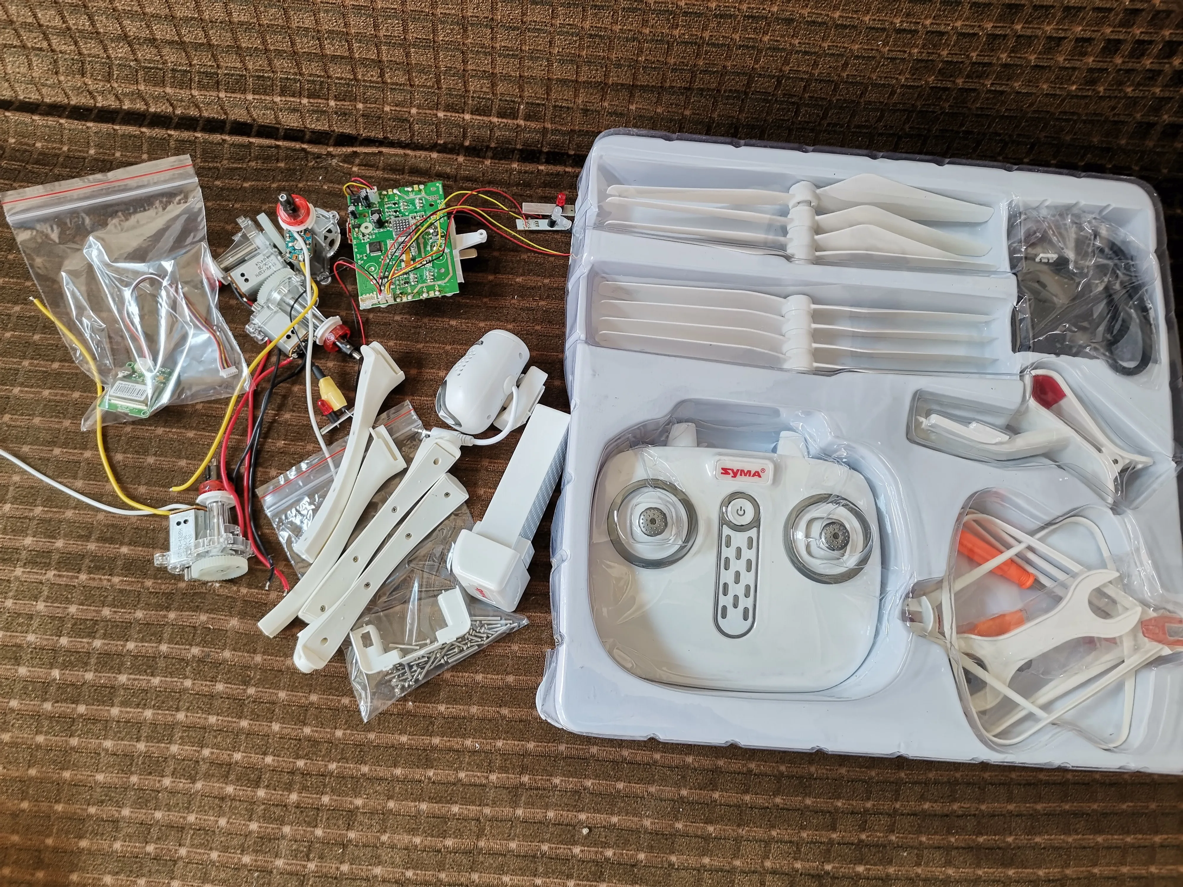 SYMA X8 PRO X8PRO GPS RC drnoe Spare Parts motor set blade Protection frame Landing blade nut charger GPS Remote controller etc