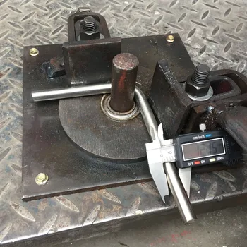 Small manual bending machine pipe tube bending machine hand carry steel stirrup bearing type stainless steel handle
